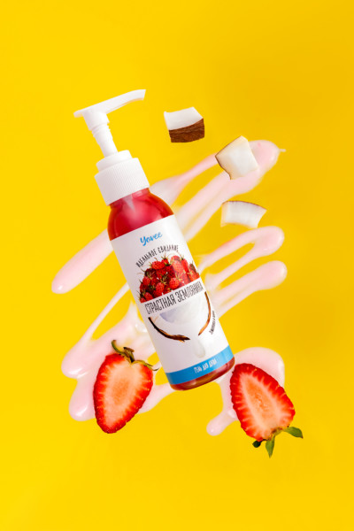 Гель для душа Yovee с афродизиаками «Роматика в душе» земляника и кокос