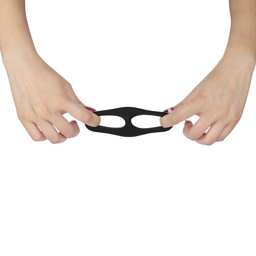 Двойное кольцо эрекционное Lovetoy Ultra Soft Platinum-Cure Silicone Cockring
