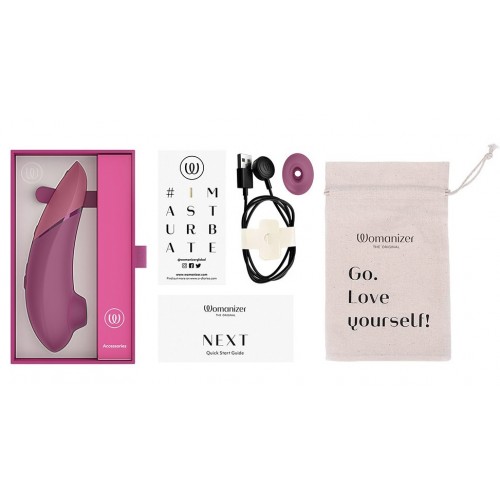 Бесконтактный клиторальный стимулятор Womanizer Next темно-розовый