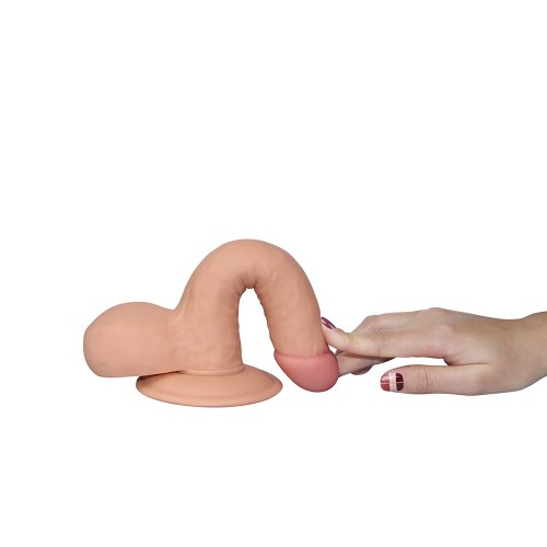 Реалистичный фаллоимитатор Lovetoy на присоске The Ultra Soft Dude 18 см