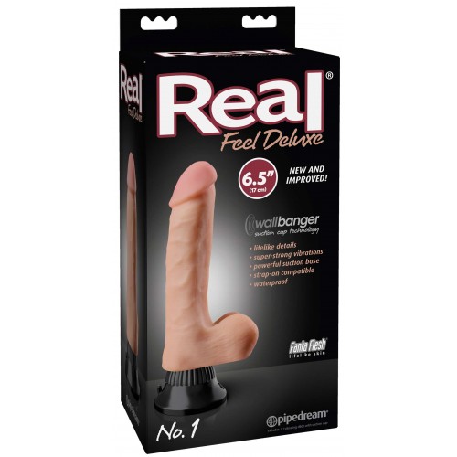 Фаллоимитатор с вибрацией PipeDream Real Feel Deluxe No.1 18 см