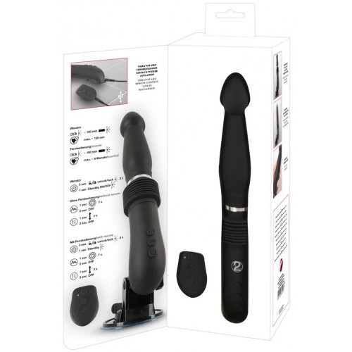 Перезаряжаемая секс-машина черного цвета Orion Fucking Machine