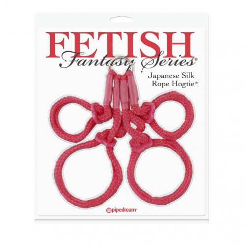 Фиксаторы японская верёвка PipeDream FF Japanese Silk Rope Hogtie Red