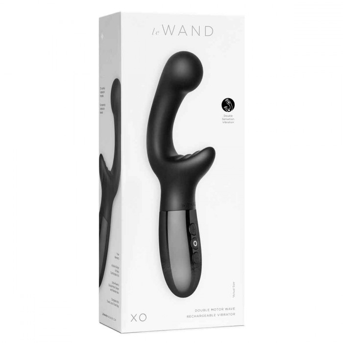 Вибратор с 2 моторами для точки G Le WAND XO LW-039-BLK