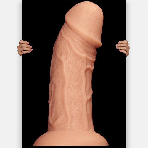 Фаллоимитатор Lovetoy реалистичый с присоской LoveToy Curved Dildo 24 см