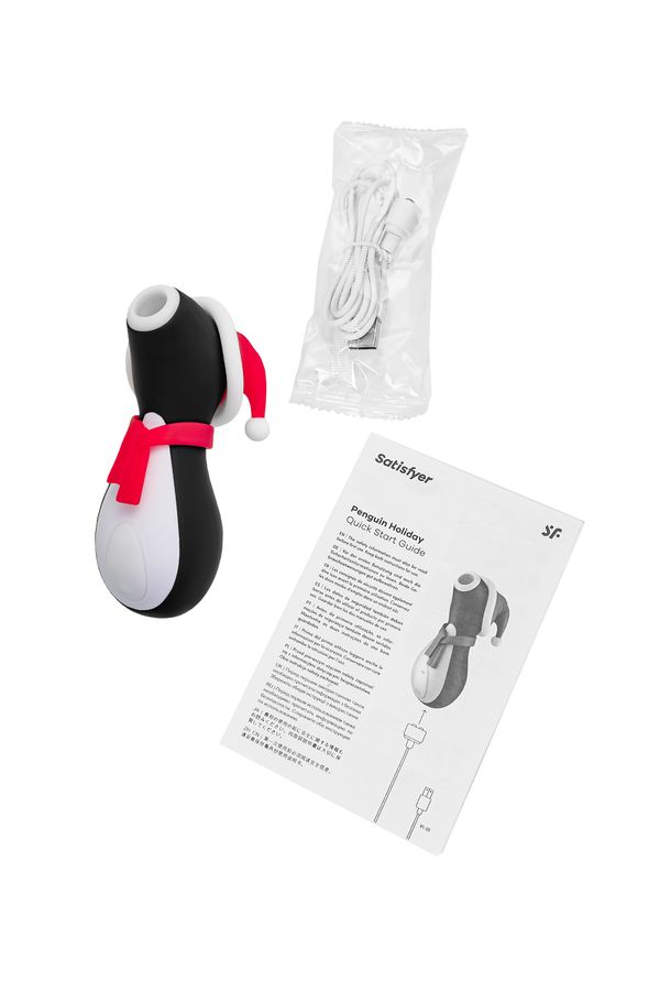 Вакуумно-волновой бесконтактный стимулятор клитора Satisfyer Pro Penguin Holiday Edition