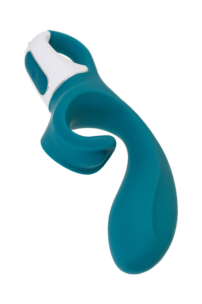 Вибратор-кролик с гибким клиторальным отростком Satisfyer Hug Me grayblue