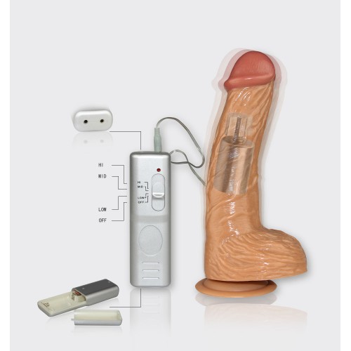Вибратор на присоске Lovetoy Real Extreme Extra Girth Vibrating Dildo 22 см