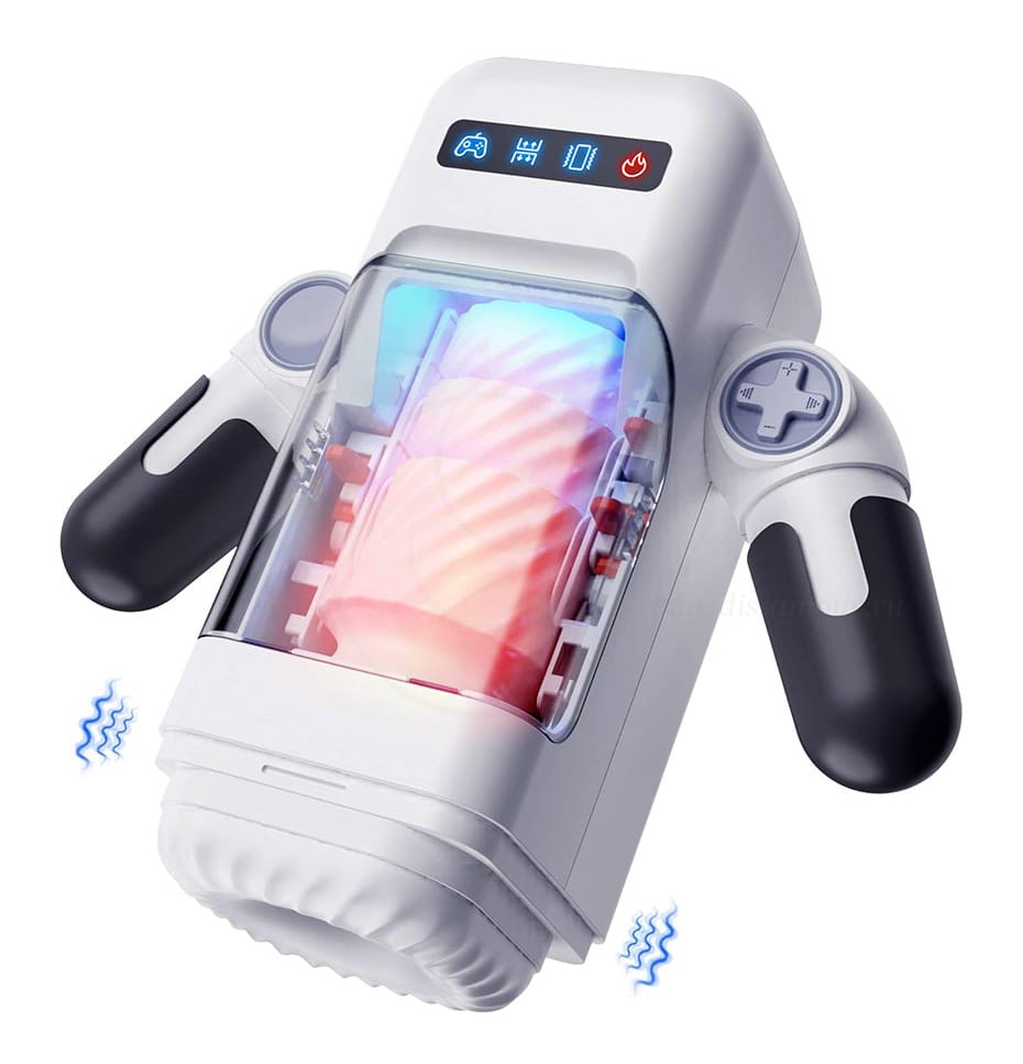 Инновационный робот-мастурбатор Amovibe Game Cup (белый)