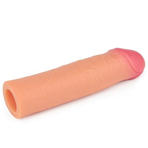 Удлиняющая насадка на пенис Lovetoy LV4213 Flesh Nature Extender + 5,5 см