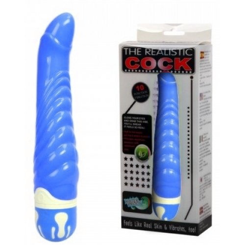 Вибратор Baile The Realistic Cock синий