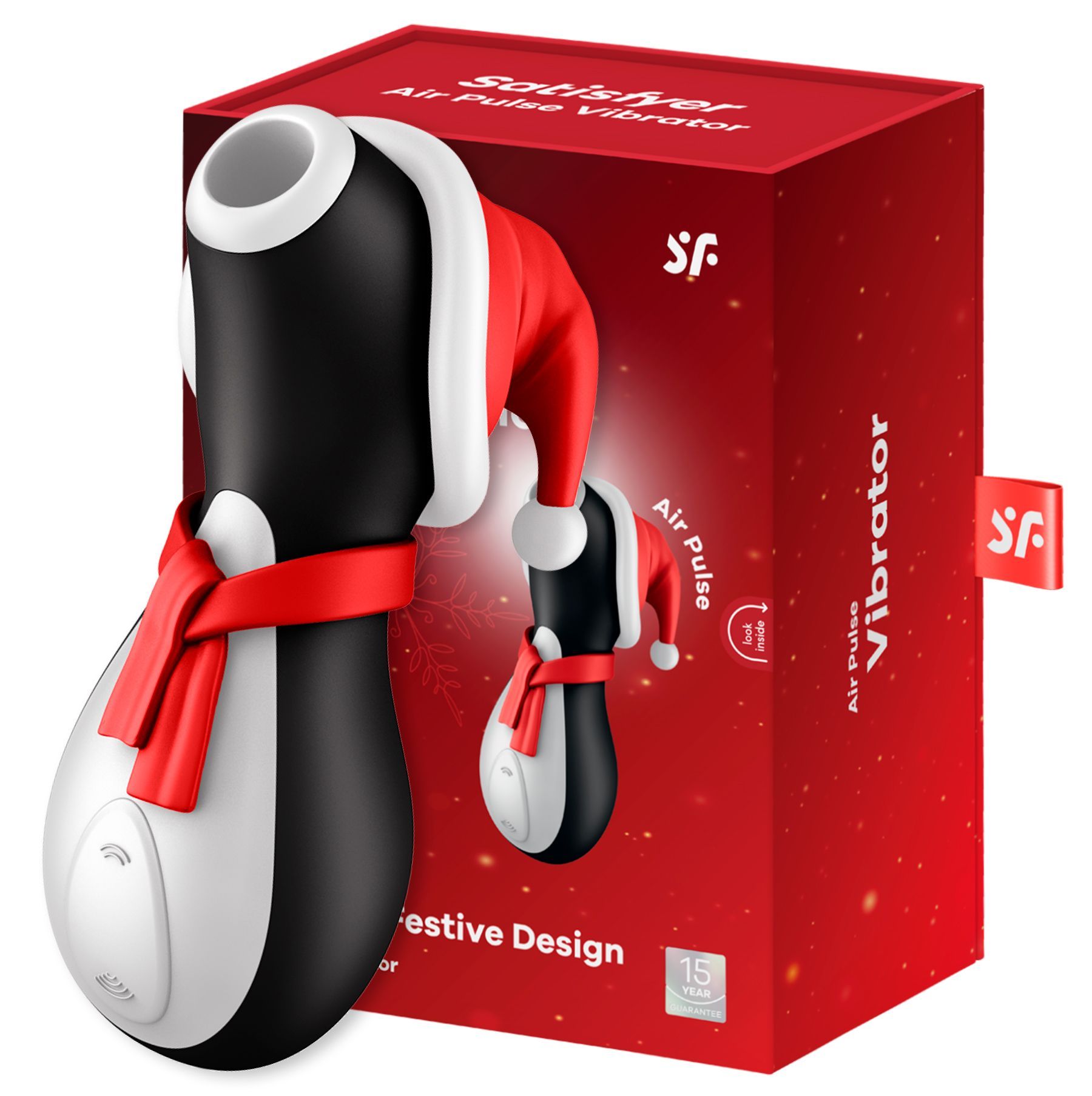 Вакуумно-волновой бесконтактный стимулятор клитора Satisfyer Pro Penguin Holiday Edition