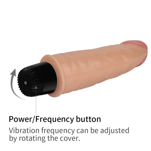 Вибратор фаллос Lovetoy Real Feel cyberskin Vibrator 7,0
