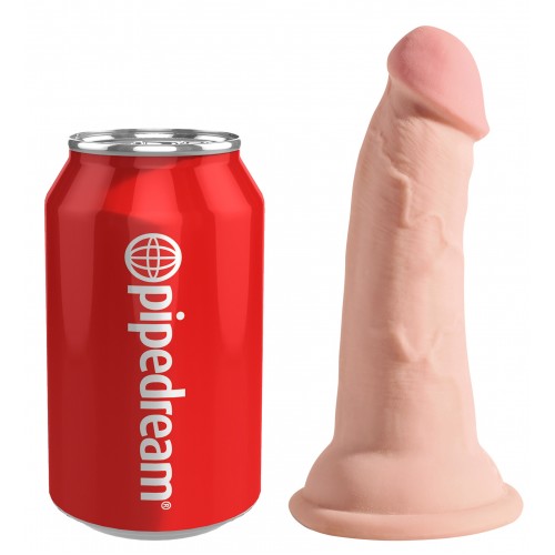 Фаллоимитатор на присоске PipeDream King Cock Triple Density Cock with Balls Light 16 см