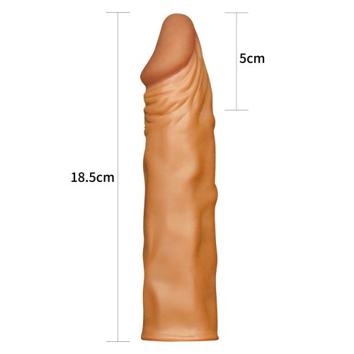 Удлиняющая насадка на пенис Lovetoy LV1053B Penis Sleeve + 5 см