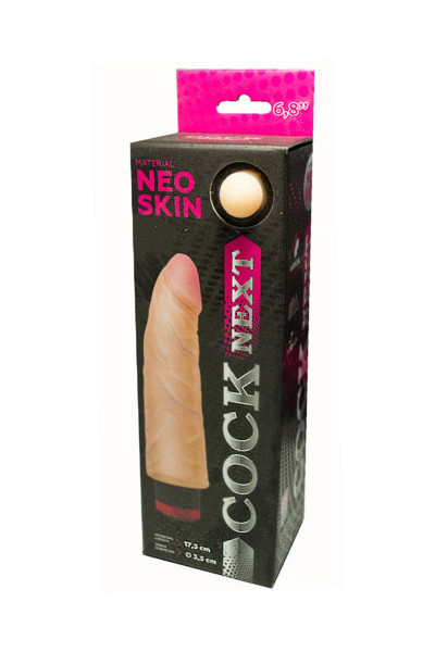 Вибромассажёр-реалистик COCK NEXT LoveToy, телесный, 17,5 см