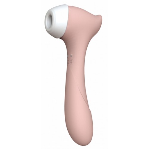 Вакуумный бесконтактный стимулятор клитора Le Frivole и вибратор Halo персиковый