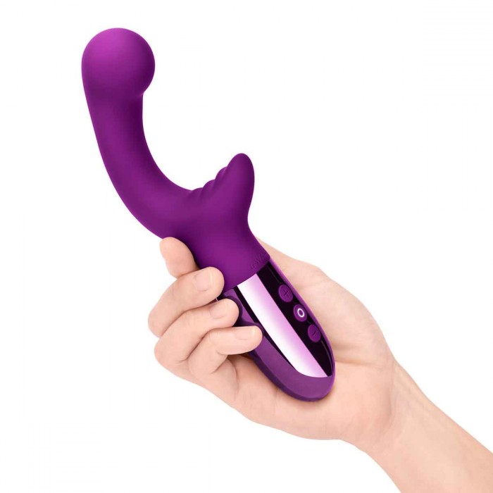 Вибратор с 2 моторами для точки G Le WAND XO LW-039-CHR