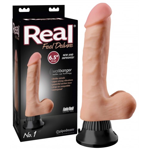Фаллоимитатор с вибрацией PipeDream Real Feel Deluxe No.1 18 см