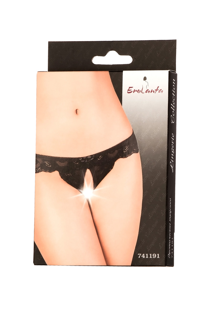 Трусики Erolanta Lingerie Collection черные (50-52)