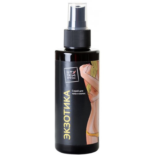 Спрей для тела и волос Штучки-дрючки Экзотика с ароматом экзотических фруктов 150 мл