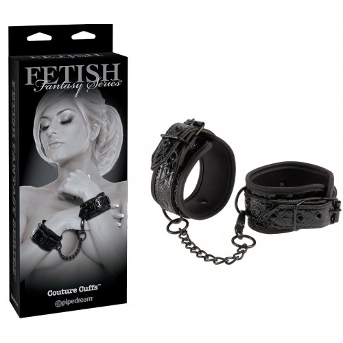 Наручники дизайнерские PipeDream FFLE Couture Cuffs Black
