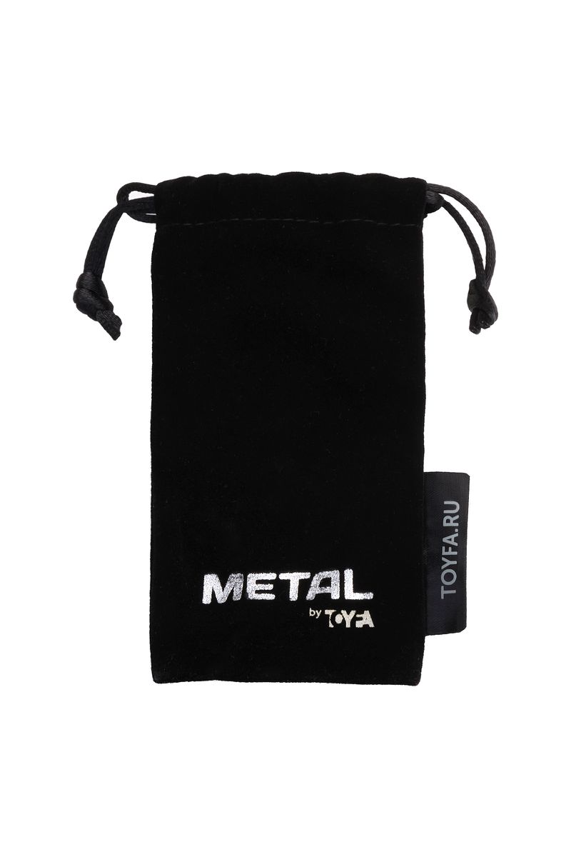 Кольцо на пенис TOYFA Metal, серебряное, 4,3 см