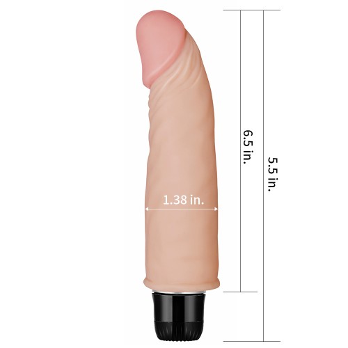 Вибратор фаллос Lovetoy Real Feel cyberskin Vibrator 7,0