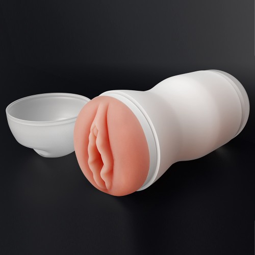 Мастурбатор в колбе Lovetoy Sex In A Can Vagina Lotus Tunnel