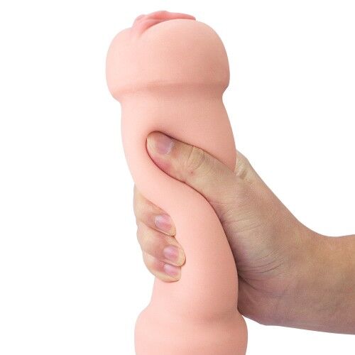 Мастурбатор Lovetoy 2 в 1 Traning Master Double Side Stroker-Mouth and Pussy