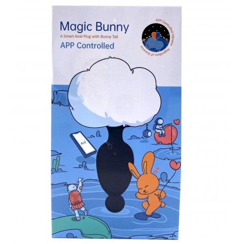 Анальная смарт-пробка со съемным хвостиком Magic Motion Bunny