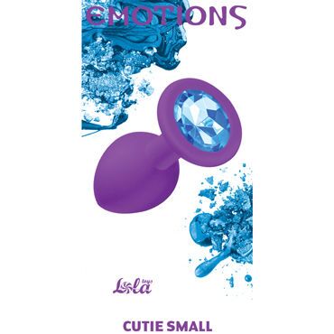 Анальная пробка Lola Toys Emotions Cutie Small, фиолетовая