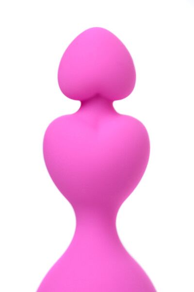 Анальная втулка ToDo by Toyfa Loverty, силикон, розовая, 8 см