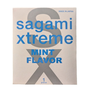 Презервативы Sagami Xtreme Mint латексные, с ароматом мяты 1 шт