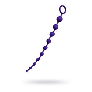 Анальная цепочка ToDo by Toyfa Grape, силикон, фиолетовая, 35 см