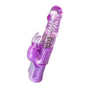 Вибратор с клиторальным стимулятором TOYFA A-Toys High-Tech fantasy, Фиолетовый, 22,5 см