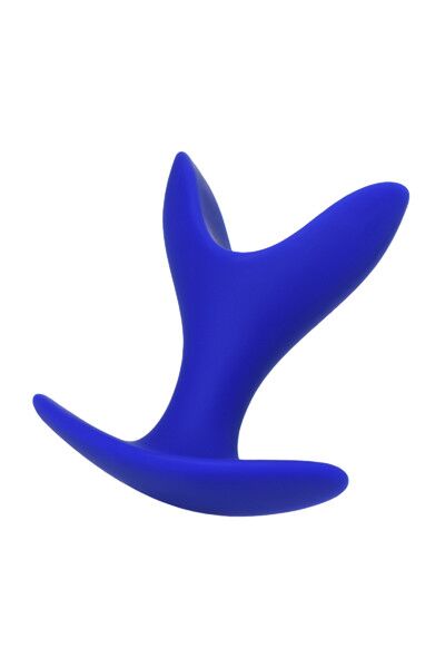 Расширяющая анальная втулка ToDo by Toyfa Bloom, силикон, синяя, 8,5 см