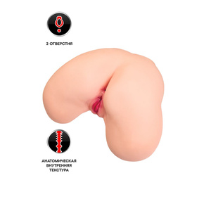 Мастурбатор реалистичный KOKOS MARIA ONAHOLE REAL HIPS 003, телесный, 40 см