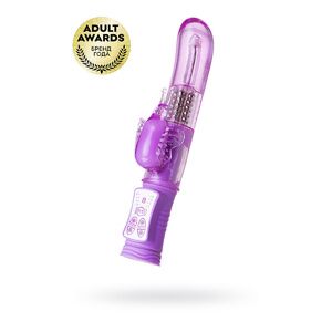 Вибратор с клиторальным стимулятором TOYFA A-Toys High-Tech fantasy, Фиолетовый, 22,4 см