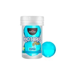 Лубрикант HotFlowers HOT BALL PLUS на масляной основе с охлаждающим эффектом