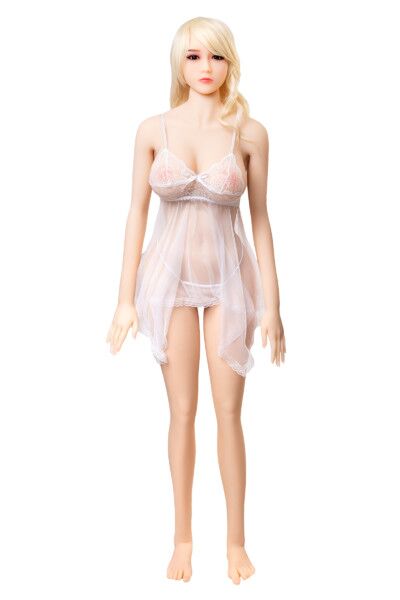 Кукла реалистичная NLONELY Lisa, блондинка, телесный, 165 см