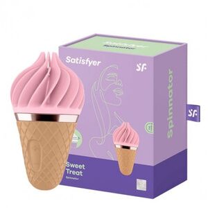 Вращающийся стимулятор Satisfyer Sweet Treat розовый