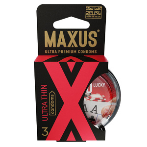 Презервативы MAXUS AIR Ultra thin, ультратонкие 3шт