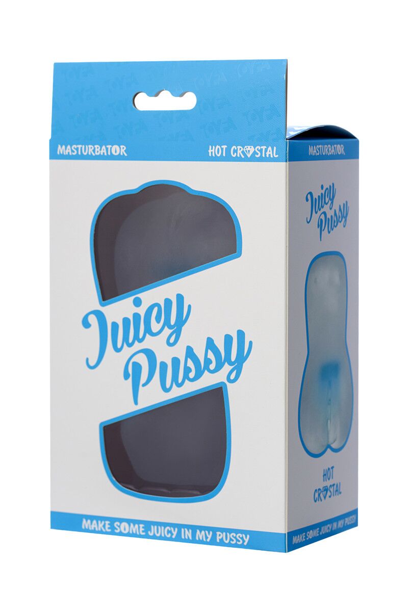 Мастурбатор реалистичный TOYFA Juicy Pussy Hot Crystal, 14,5 см