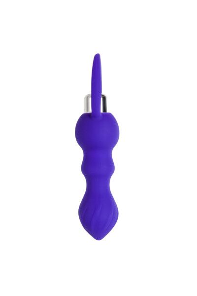 Анальная втулка ToDo by Toyfa Curvy, фиолетовая, 14 см