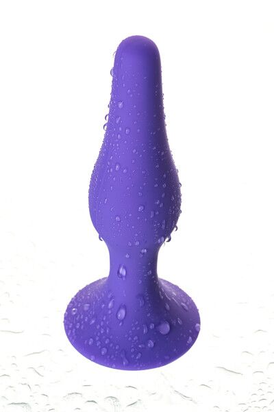 Анальная втулка Штучки-дрючки M, Фиолетовый, 12,5 см