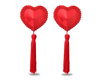 Пэстисы для груди Lovetoy Reusable Red Heart Tassels Nipple Pasties
