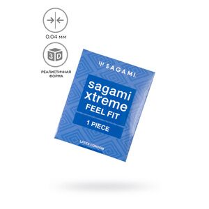 Презервативы Sagami extreme feel fit, гладкие, 19 см, 1 шт