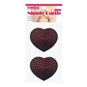 Пэстисы для груди Lovetoy Reusable Red Diamond Heart Nipple Pasties