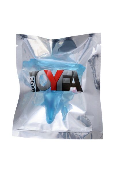 Анальная втулка TOYFA, ABS пластик, голубая, 6,5 см